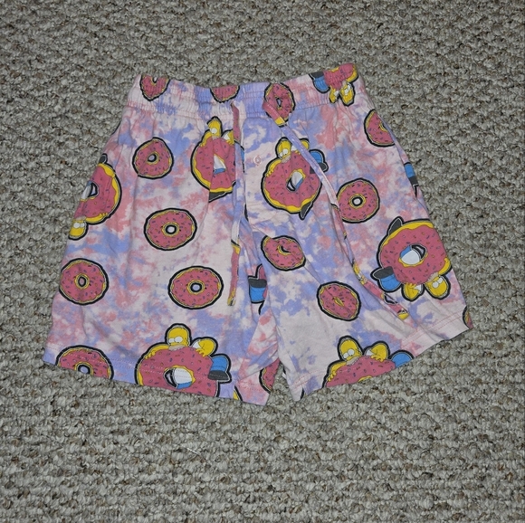 Bart Simpson PJs Shorts Women's Size Small - Picture 1 of 4
